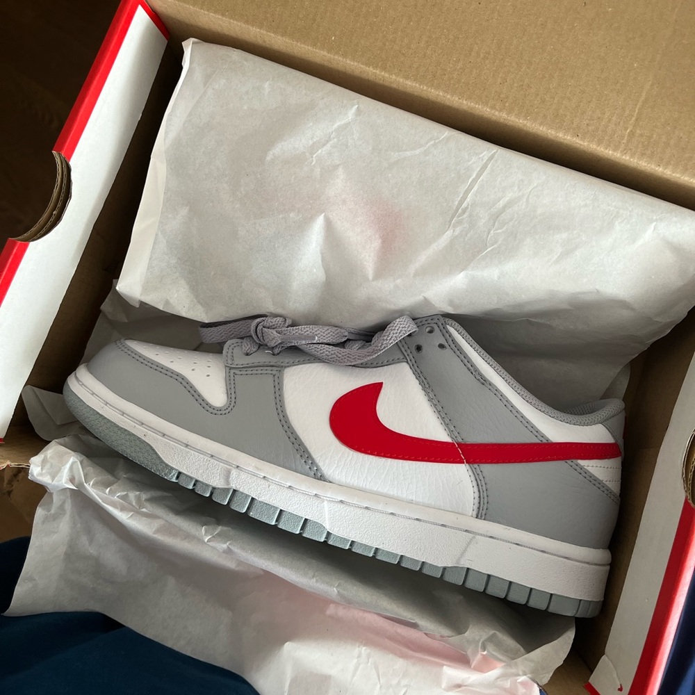 Nike Dunk Low ‘Wolf Grey University Red’